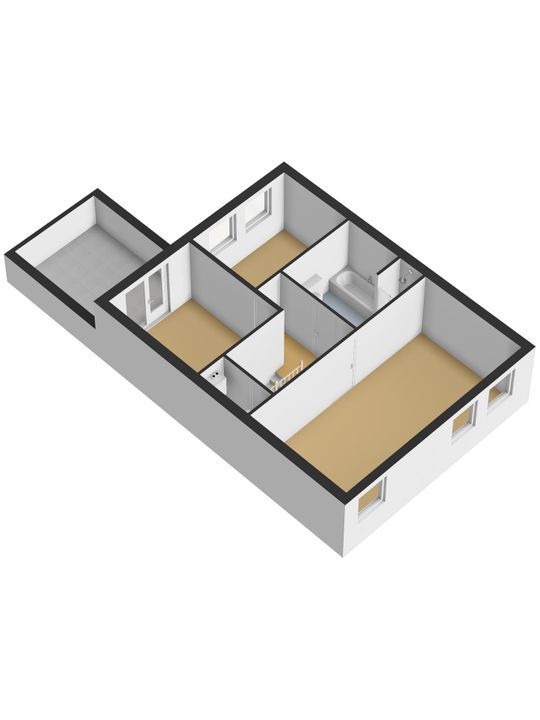 Lausbergstraat 20, Delft plattegrond-3