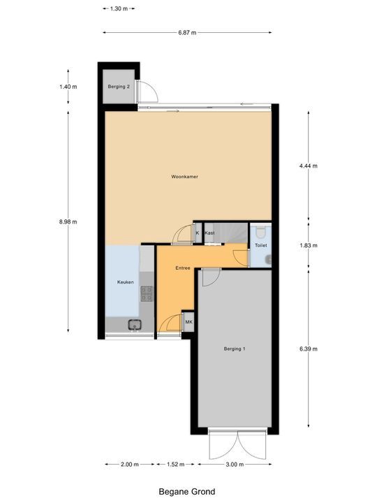 Lausbergstraat 20, Delft plattegrond-0