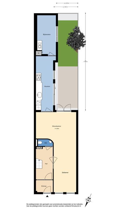 Cornelis Trompstraat 2, Delft plattegrond-0