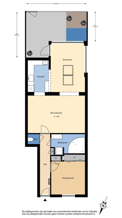 Brasserskade 82, Delft plattegrond-0