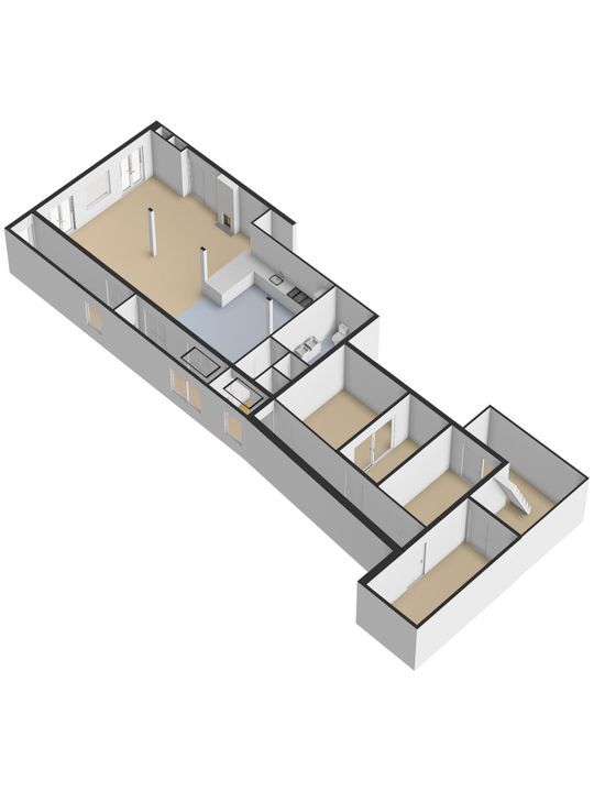 Buitenwatersloot 123, Delft plattegrond-3