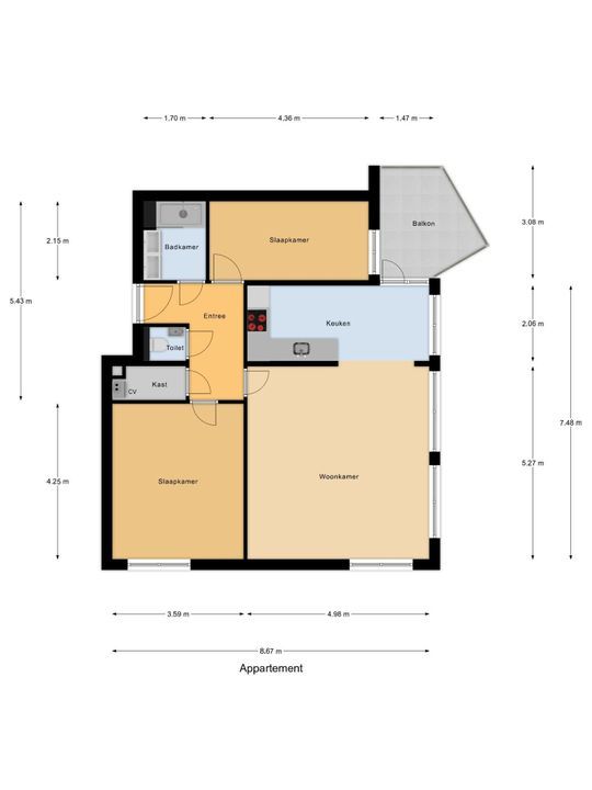 Arendlaan 60, Delft plattegrond-0