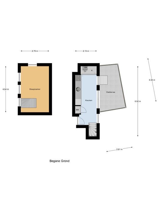 Simonsstraat 103 D, Delft plattegrond-0