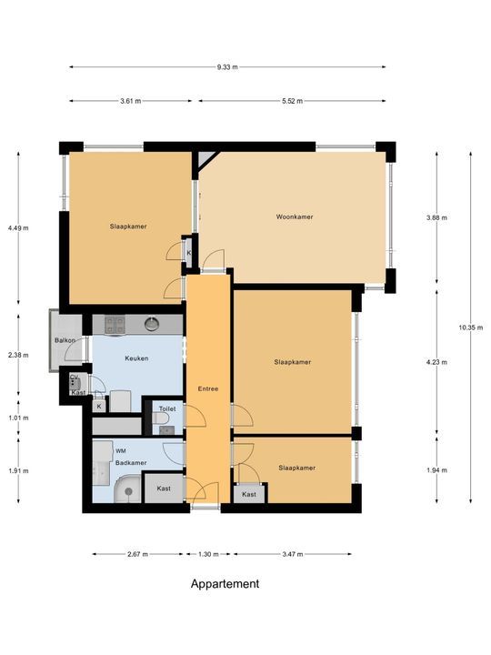 Waalsdorperweg 19, Den Haag plattegrond-0