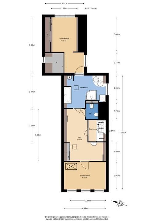 Oude Delft 168, Delft plattegrond-1