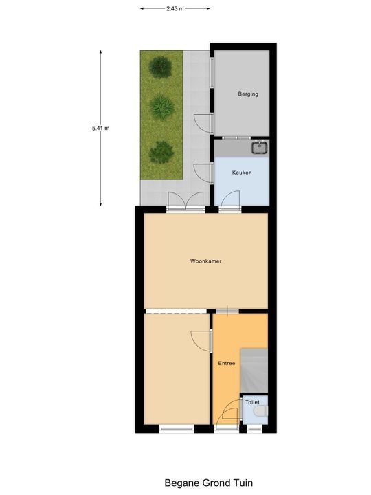 Hugo van Rijkenlaan 5, Delft plattegrond-2