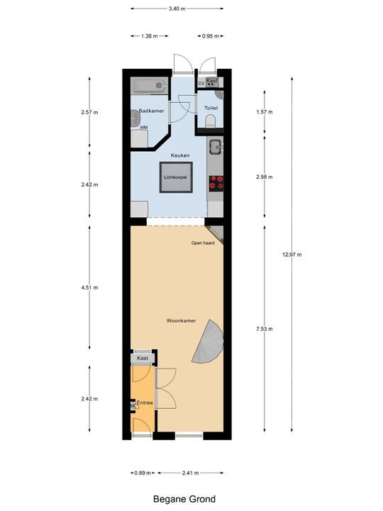 Hugo van Rijkenlaan 6, Delft plattegrond-0