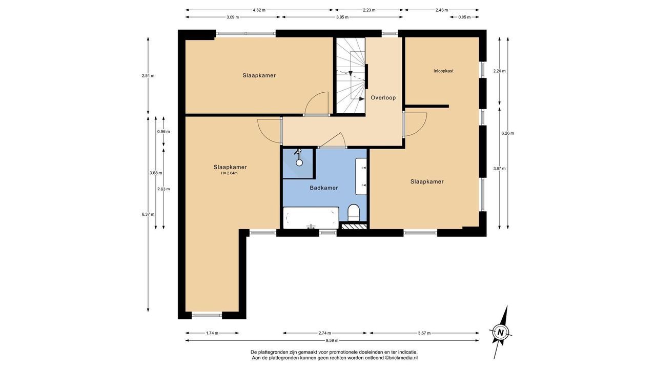 Kristalweg 154, Delft plattegrond-2
