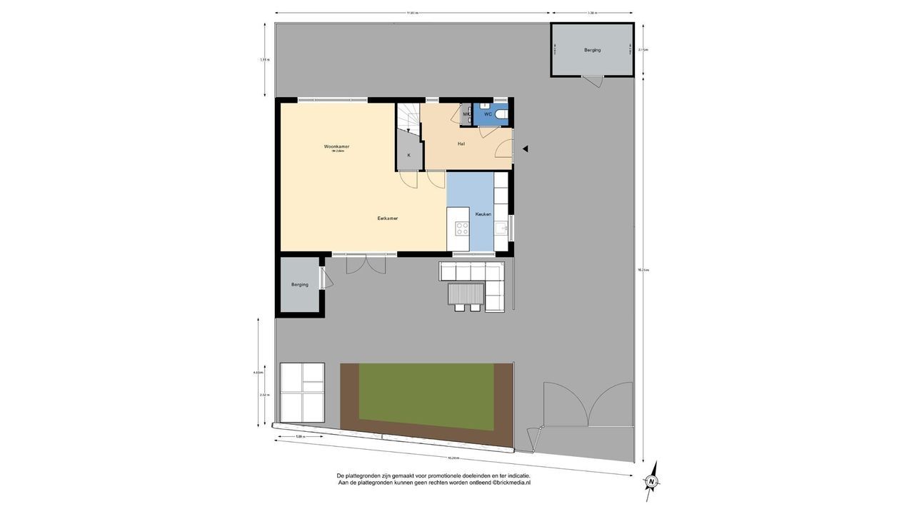 Kristalweg 154, Delft plattegrond-0