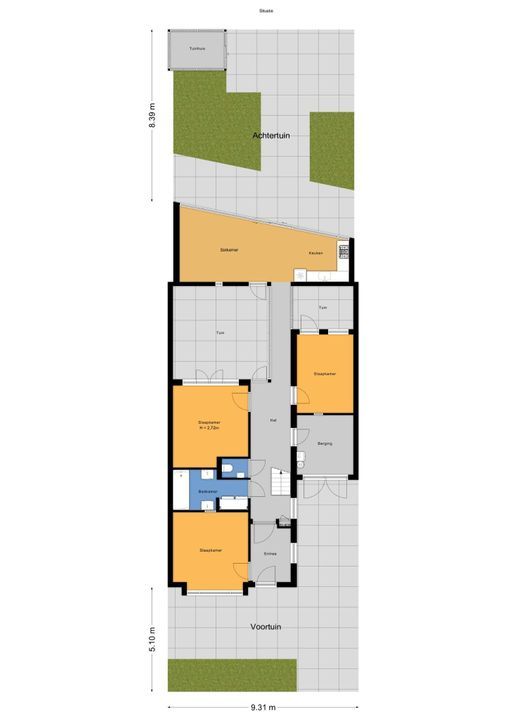 Ds Veldhoenlaan 10, Voorburg plattegrond-0