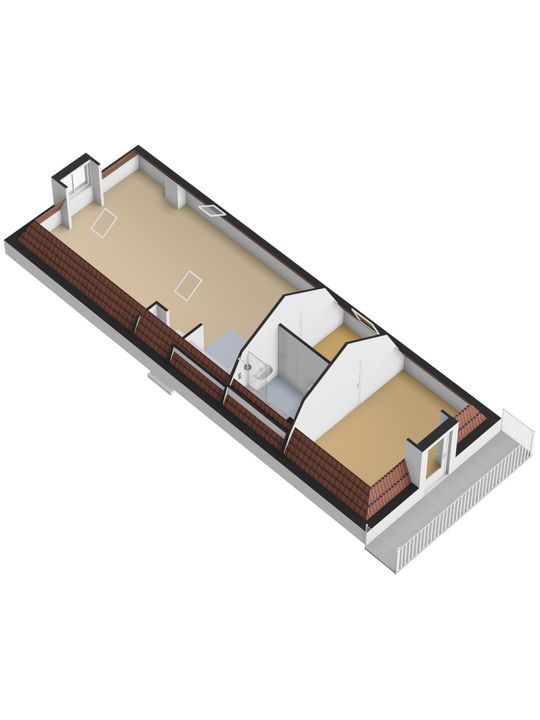 Choorstraat 36 B, Delft plattegrond-3
