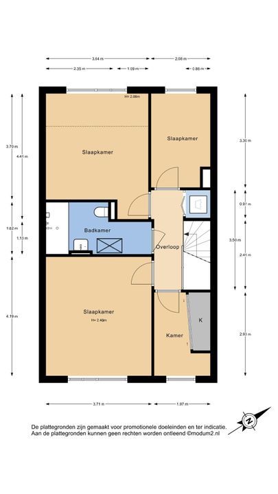 Julianalaan 89, Delft plattegrond-2