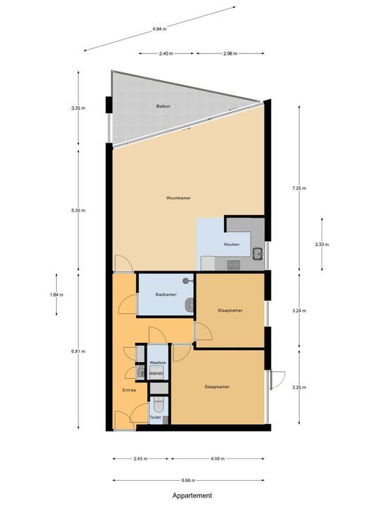 Witmolen 73, Delfgauw plattegrond-0