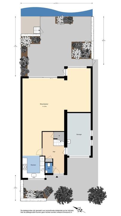 Vrijenban 47, Delfgauw plattegrond-3