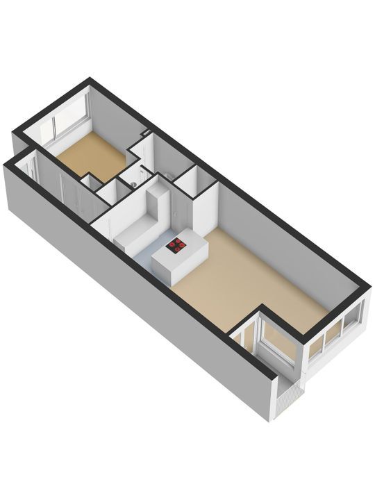 Kruisstraat 14, Delft plattegrond-1