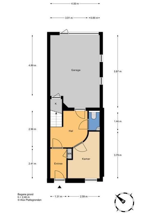 Trompstraat 31 floorplan
