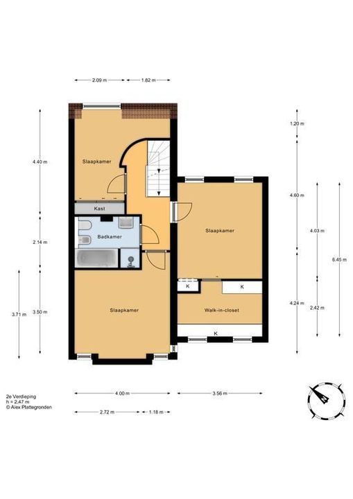 Trompstraat 31 floorplan