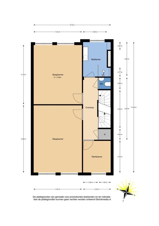 Laan Copes van Cattenburch 86 floorplan