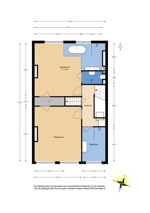 Laan Copes van Cattenburch 86 floorplan