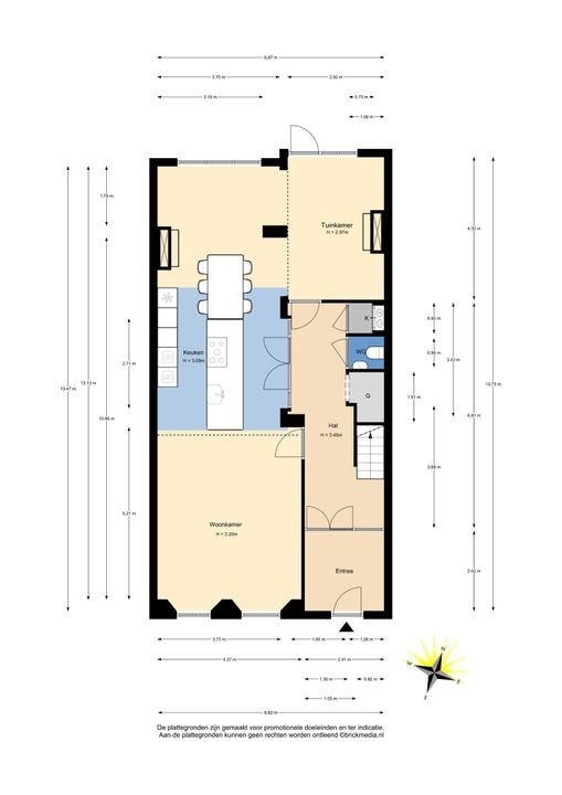 Laan Copes van Cattenburch 86 floorplan