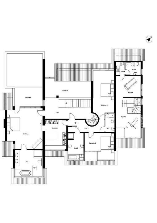 Waldseestrasse 24, Ratingen plattegrond-