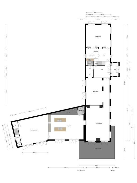 Beegderweg 8, Horn plattegrond-