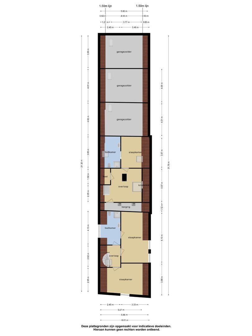 Ooststraat 56 +56 A-L plattegrond-58