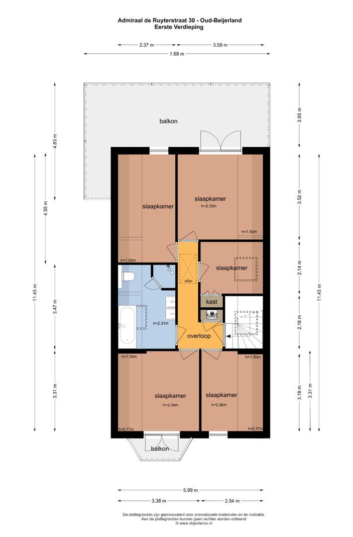 Admiraal de Ruyterstraat 30 plattegrond-54