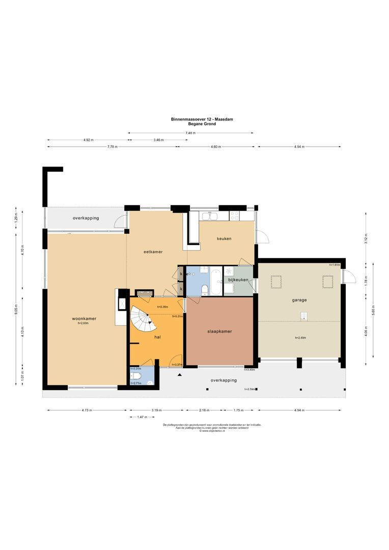 Binnenmaasoever 12 plattegrond-47