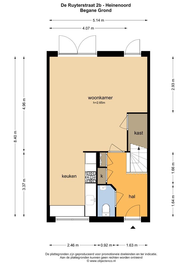 de Ruyterstraat 2 b plattegrond-36