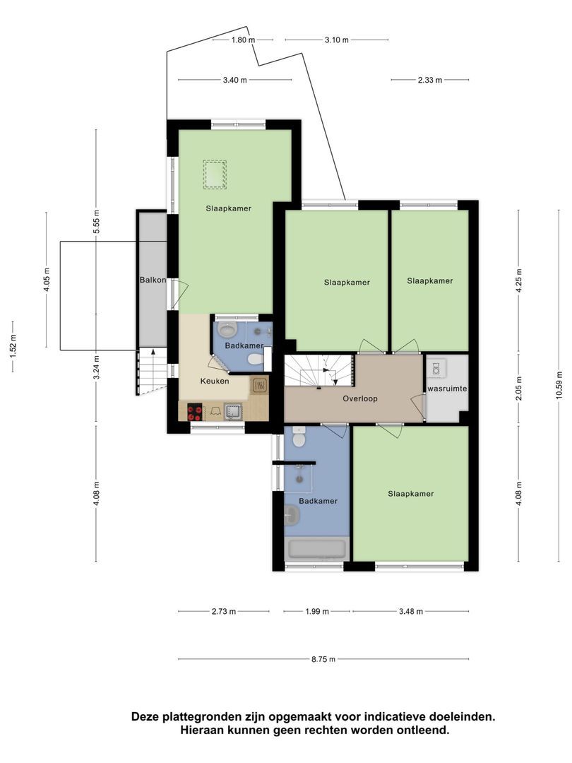 Bachlaan 174 plattegrond-61