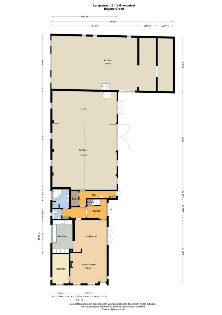 Langestraat 10 plattegrond-87