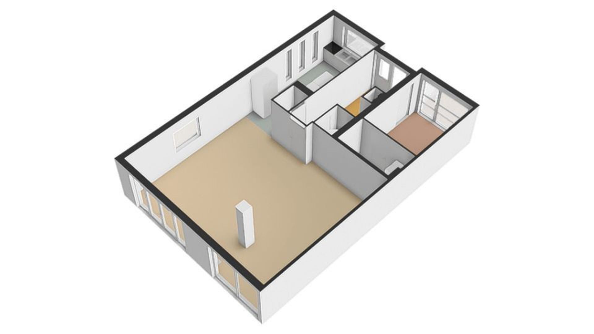 Bachlaan 69 A plattegrond-49