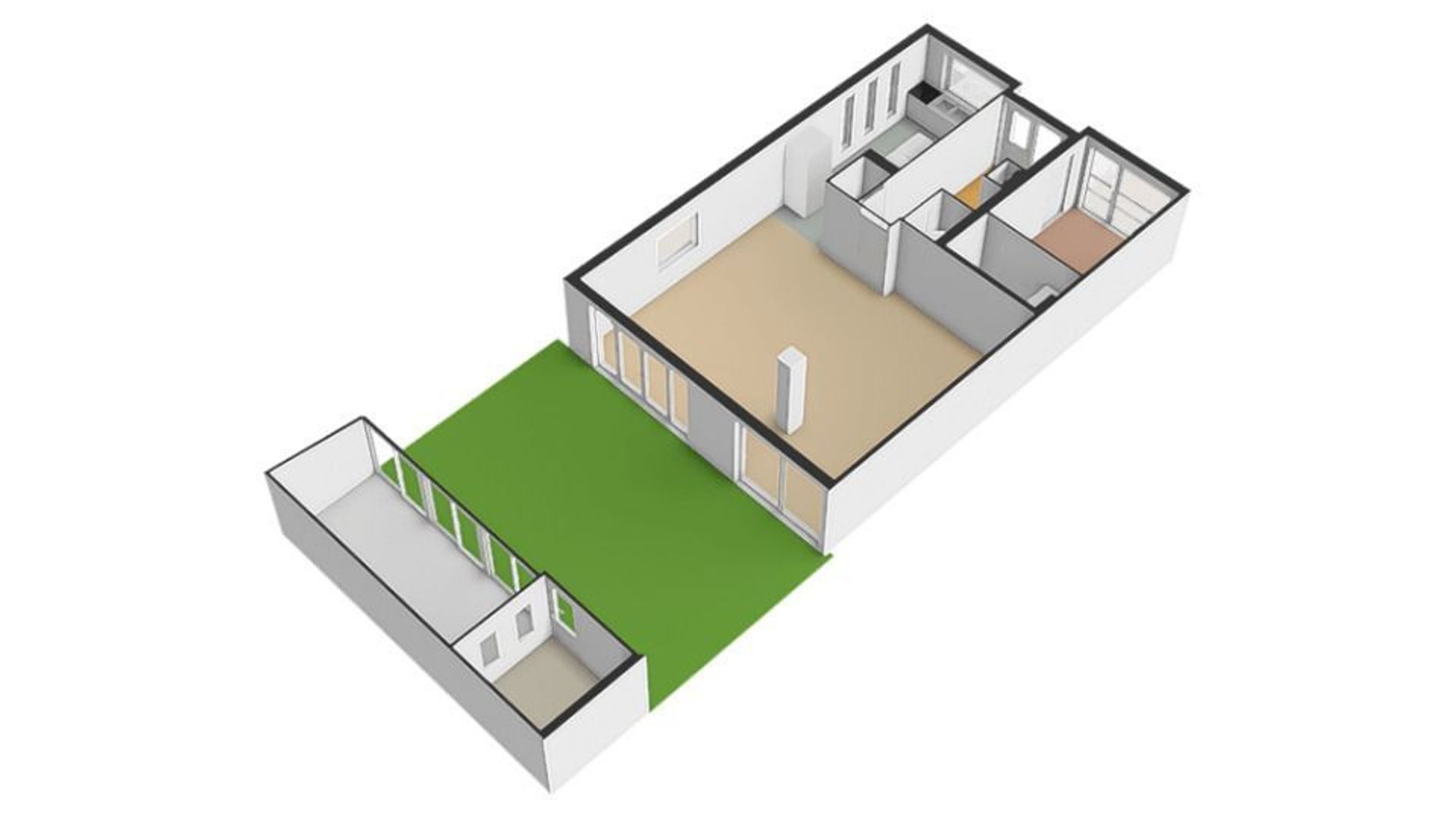 Bachlaan 69 A plattegrond-49