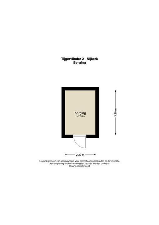 Tijgervlinder 2, Nijkerk plattegrond-31