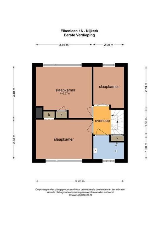 Eikenlaan 16, Nijkerk plattegrond-35