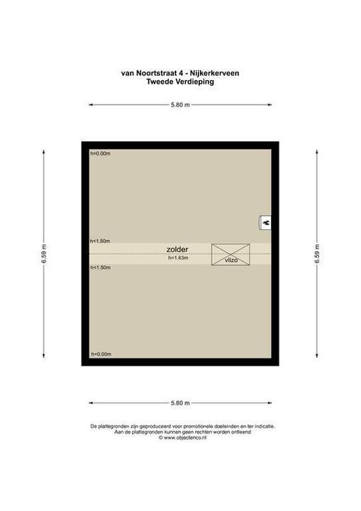 Van Noortstraat 4, Nijkerkerveen plattegrond-32