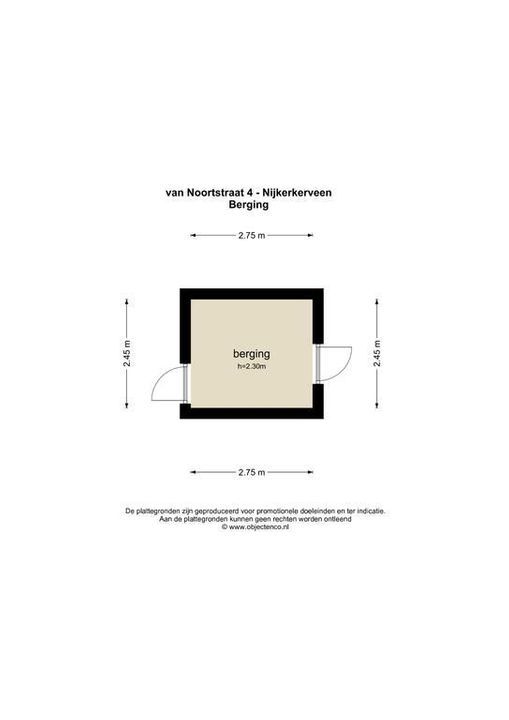 Van Noortstraat 4, Nijkerkerveen plattegrond-32