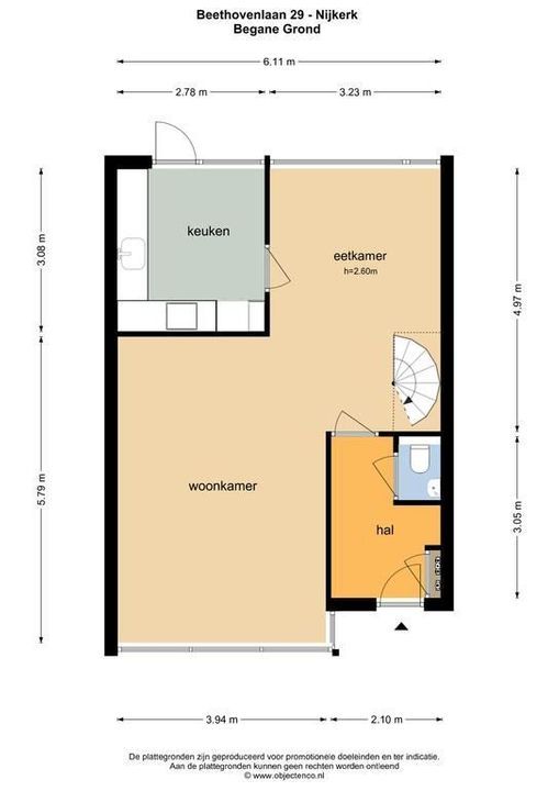 Beethovenlaan 29, Nijkerk plattegrond-39