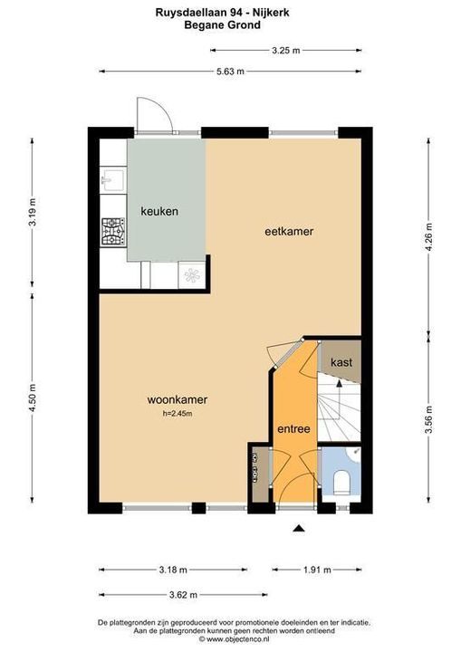 Ruysdaellaan 94, Nijkerk plattegrond-38