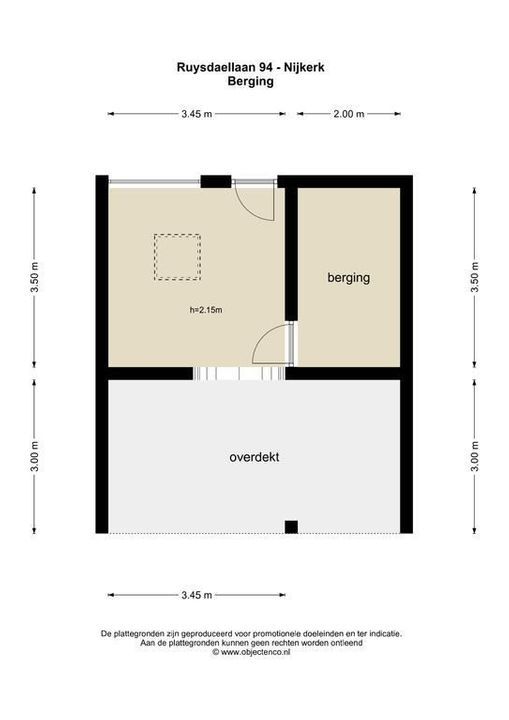 Ruysdaellaan 94, Nijkerk plattegrond-38