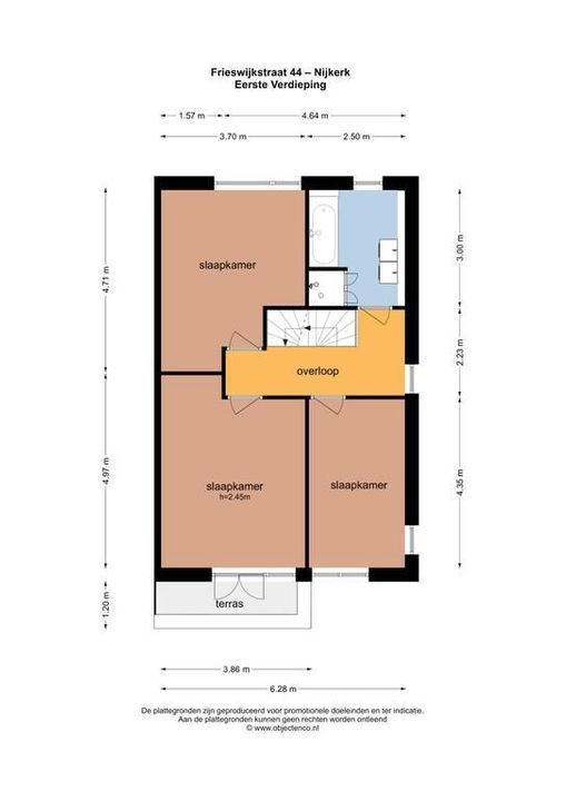Frieswijkstraat 44, Nijkerk plattegrond-46