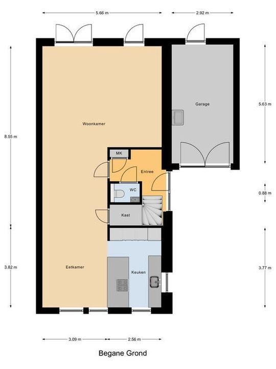 Buntwal 5 c, Nijkerkerveen plattegrond-39