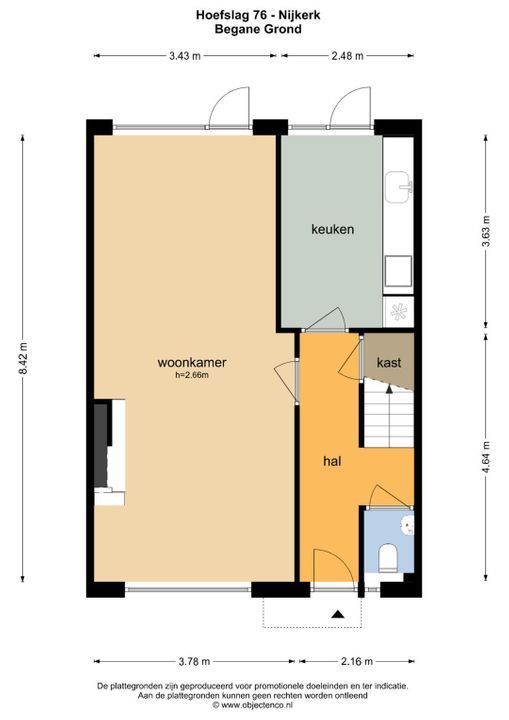 Hoefslag 76, Nijkerk plattegrond-31