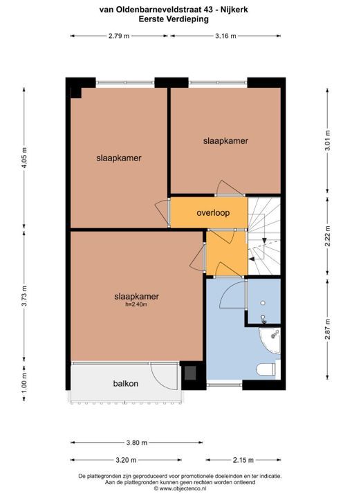 Van Oldenbarneveltstraat 43, Nijkerk plattegrond-41