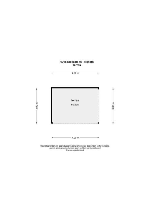 Ruysdaellaan 75, Nijkerk plattegrond-42
