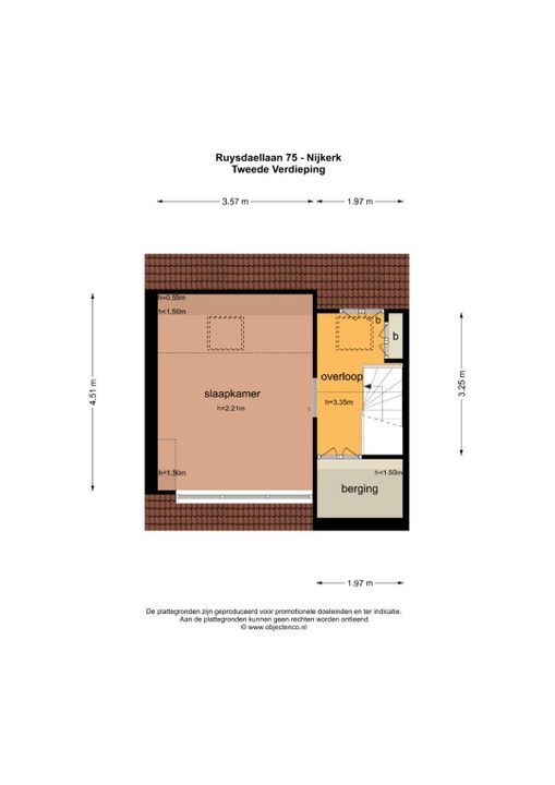 Ruysdaellaan 75, Nijkerk plattegrond-42