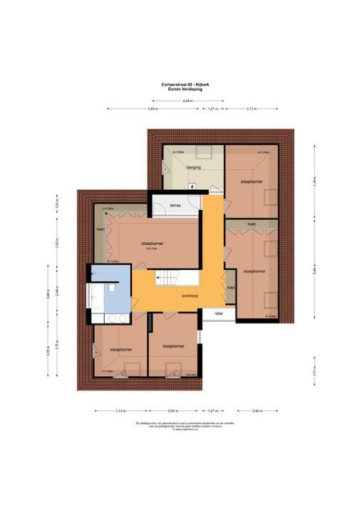 Corlaerstraat 60, Nijkerk plattegrond-61