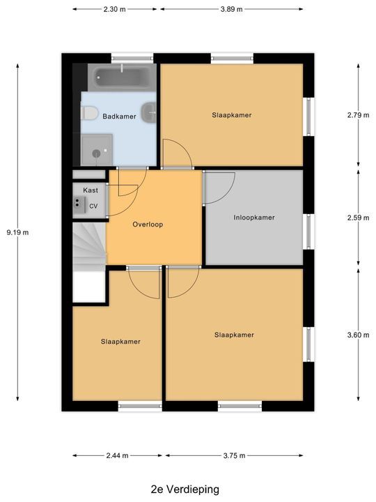 Schoener 20, Nijkerk plattegrond-41