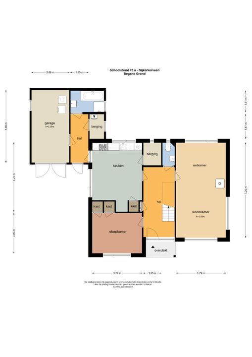 Schoolstraat 73 a, Nijkerkerveen plattegrond-41